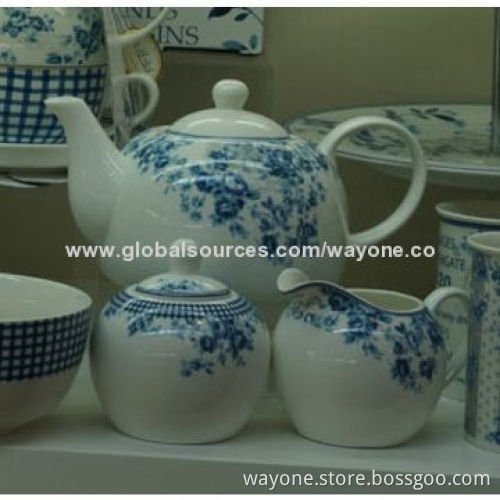 340mL ceramic sugar pot in white color glazed more colors and designs workable food dishwasher-safe